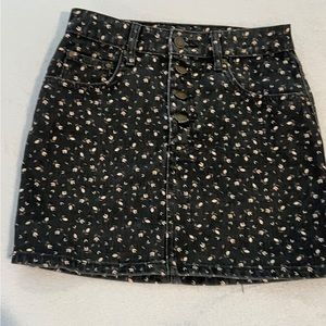 Billabong Floral Denim Skirt Size 24